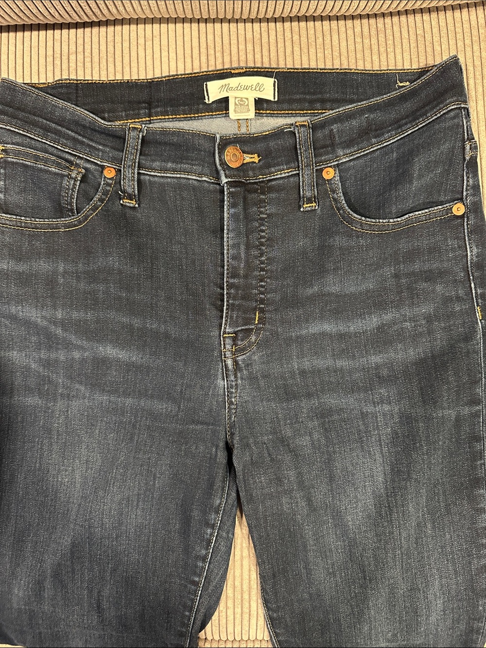 Madewell Skinny Jeans in Dark Indigo